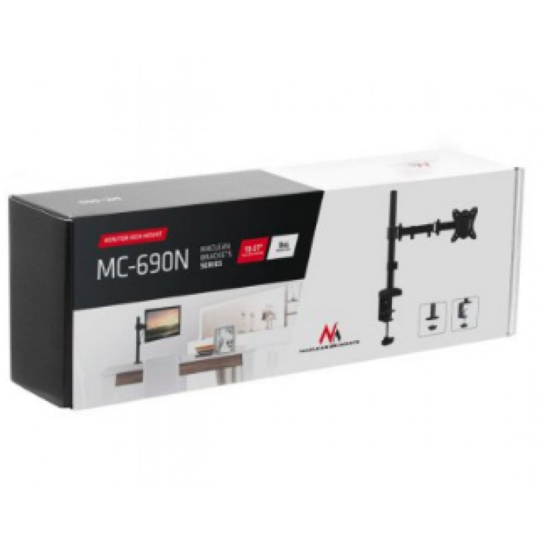 Maclean MC-690 support pour téléviseur 68,6 cm (27") Noir