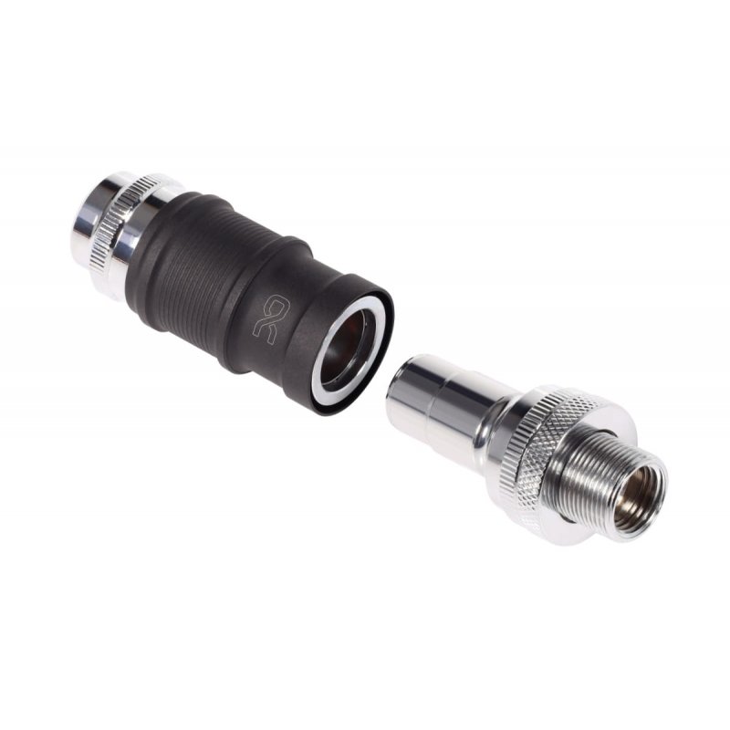 Alphacool ES Schnellverschluss BLH1A PushIn Set IG-IG mit Schottverschraubung