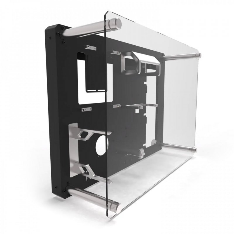 CSFG Frostbite Wandgehäuse - schwarz, Micro-ITX