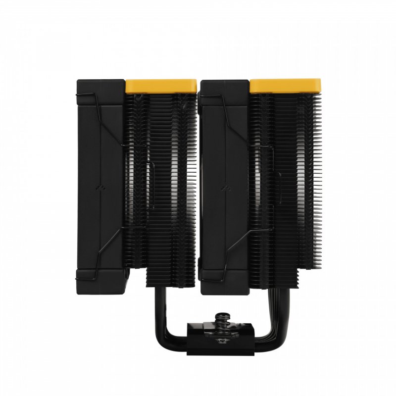 DeepCool AK620 Zero Dark Zoria Processor Air cooler 12 cm Black, Yellow 1 pc(s)