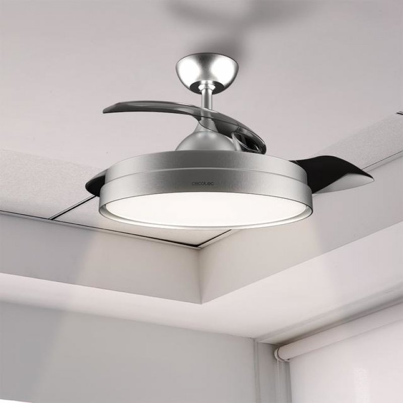 VENTILADOR TECHO CECOTEC ENERGYSILENCE AERO 4280 INVISIBLE ACERO