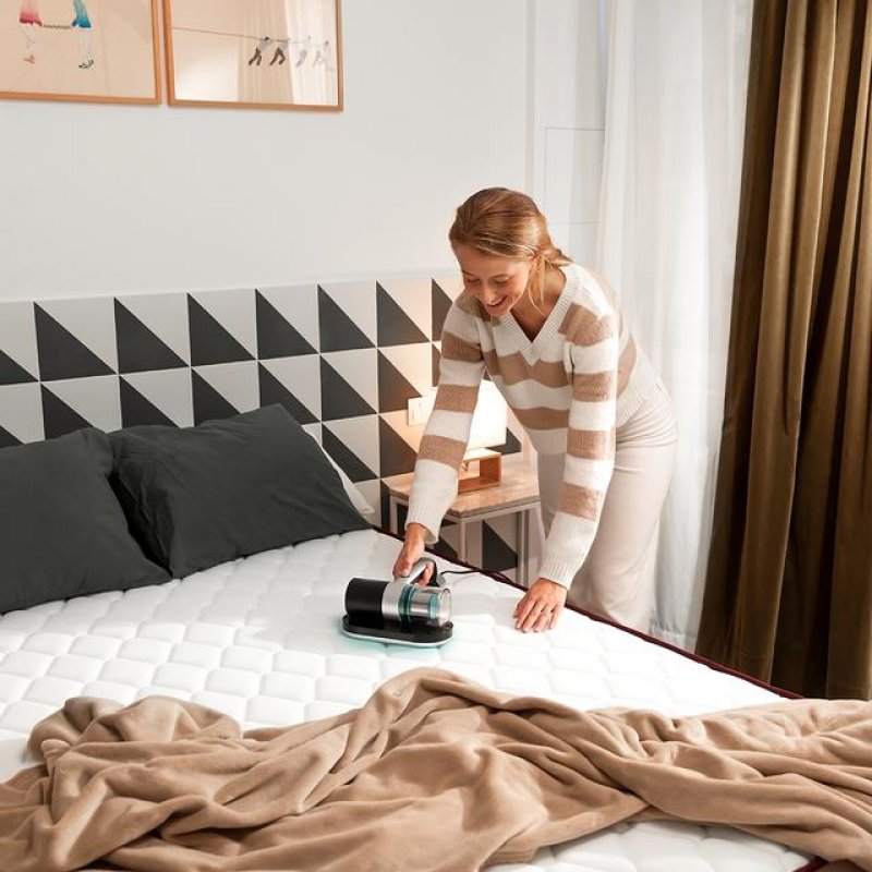 Cecotec Conga RockStar 3000 Mattress aspirateur de table Noir, Argent, Turquoise Sans sac