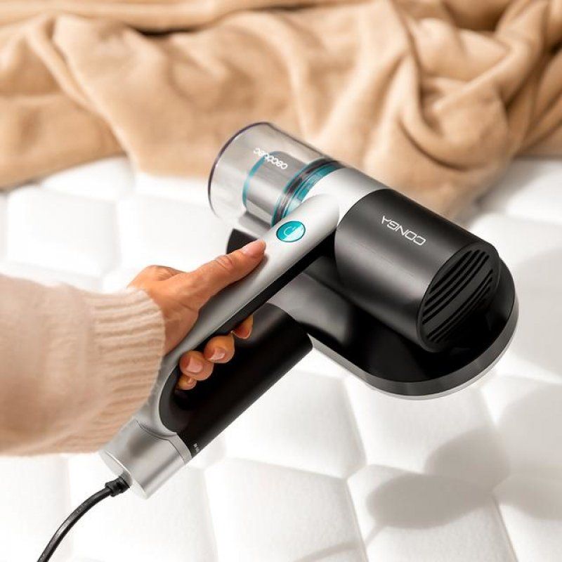 Cecotec Conga RockStar 3000 Mattress handheld vacuum Black, Silver, Turquoise Bagless