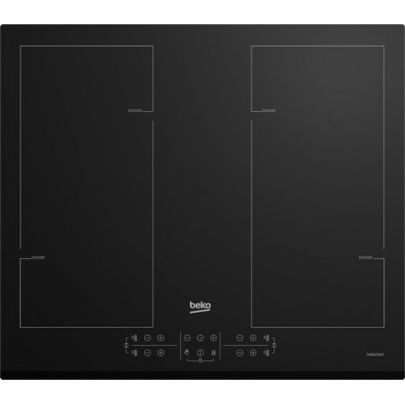 Beko HII64206F2MT Noir Intégré 58 cm Plaque avec zone à induction 4 zone(s)