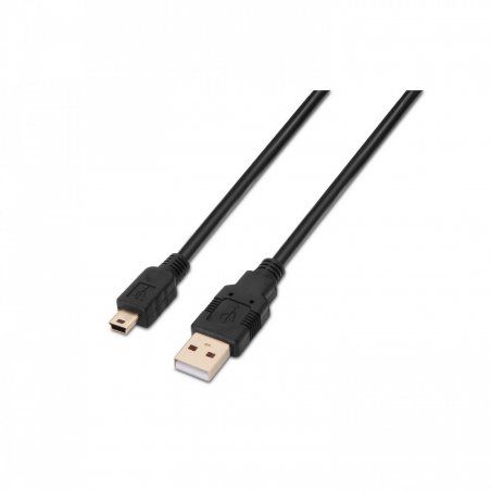 AISENS A101-0026 USB cable 3 m USB 2.0 USB A Mini-USB B Black