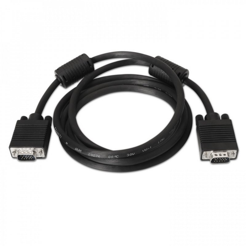 AISENS A113-0072 câble VGA 3 m VGA (D-Sub) Noir