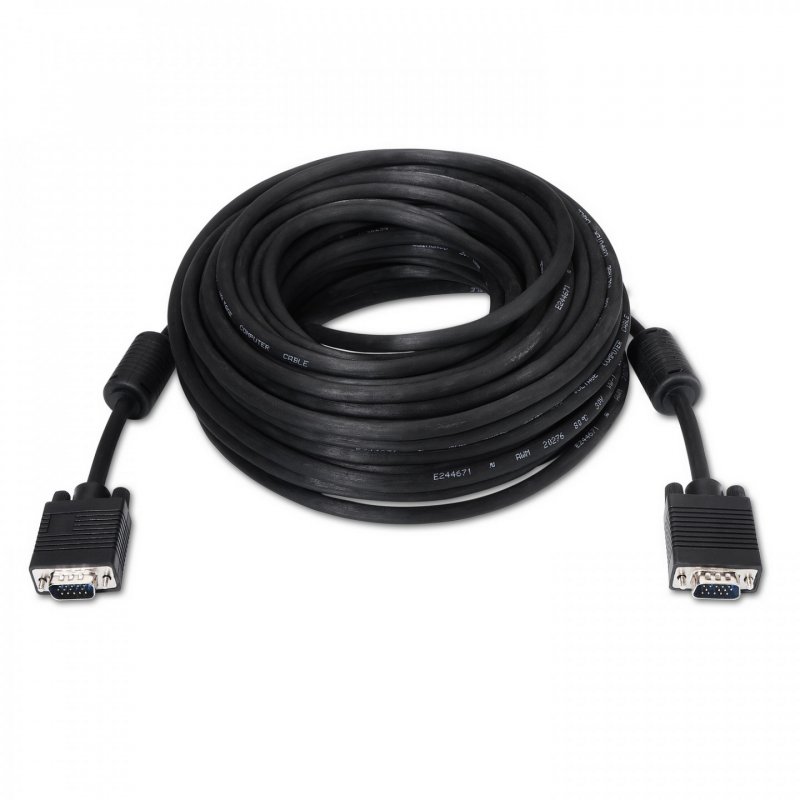 AISENS A113-0074 câble VGA 10 m VGA (D-Sub) Noir