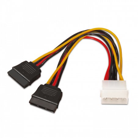 CABLE AISENS SATA ALIMENTACIÃ?N MOLEX 4PIN M-2XSATA/H 20CM