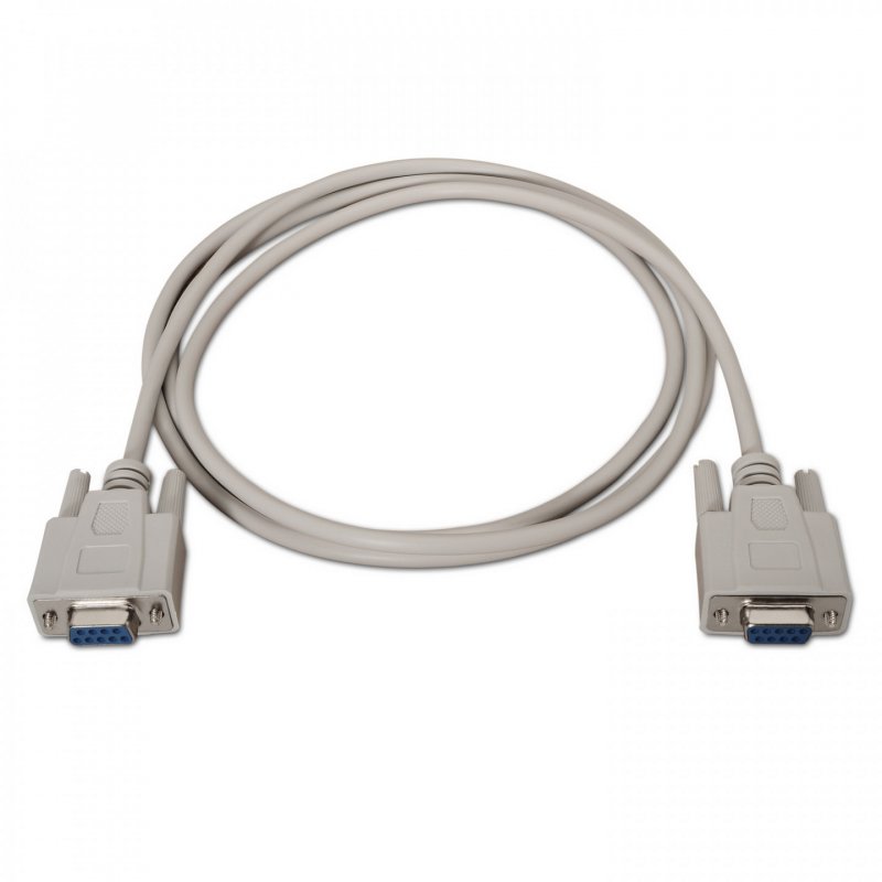 CABLE AISENS SERIE NULL MODEM DB9/H-DB9/H BEIGE 1.8M