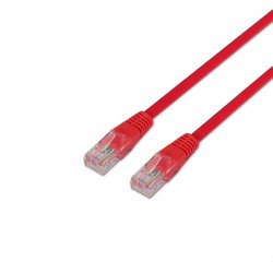 AISENS A133-0188 networking cable Red 1 m Cat5e U/UTP (UTP)