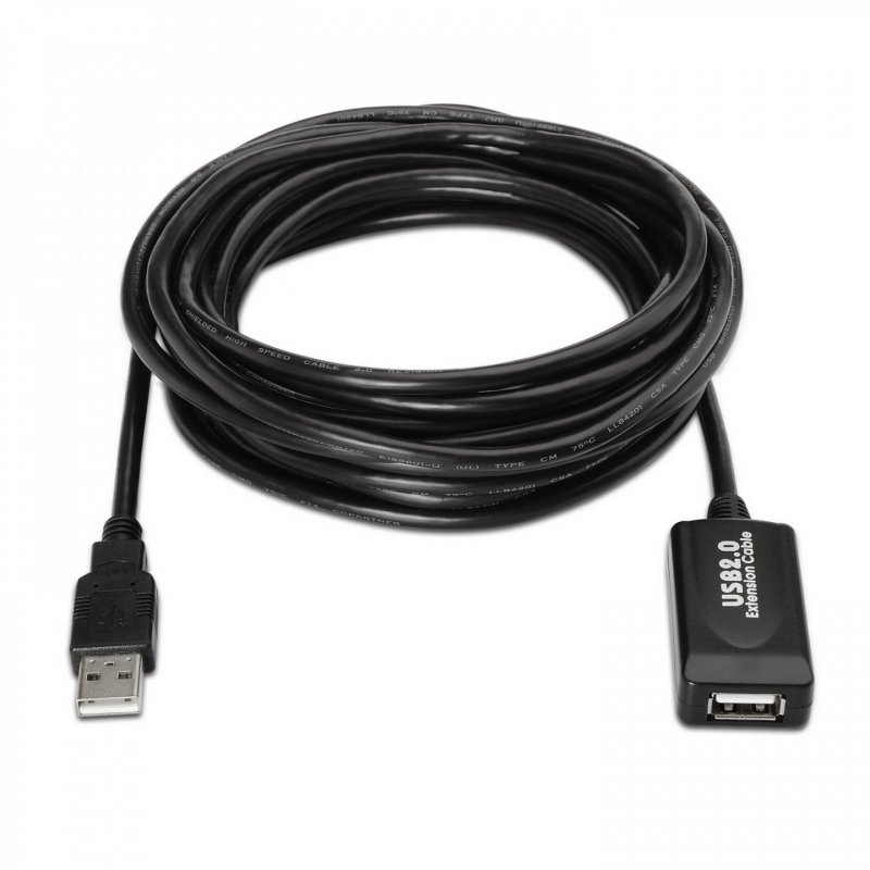 AISENS A101-0019 USB cable 10 m USB 2.0 USB A Black