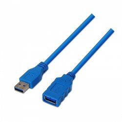 AISENS A105-0045 câble USB 1 m USB 3.2 Gen 1 (3.1 Gen 1) USB A Bleu