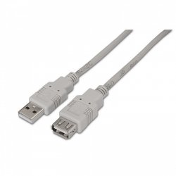 AISENS A101-0014 USB cable 3 m USB 2.0 USB A Beige