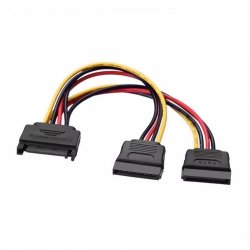CABLE AISENS SATA ALIMENTACIÃ?N SATA M-2XSATA/H 20CM