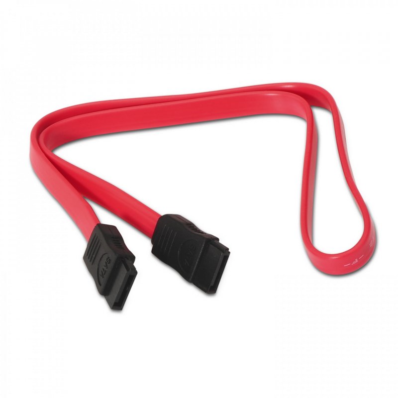 AISENS A130-0153 SATA cable 0.5 m SATA 7-pin Black, Red