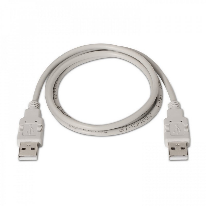CABLE AISENS USB 2.0 TIPO A/M-A/M BEIGE 1.0M