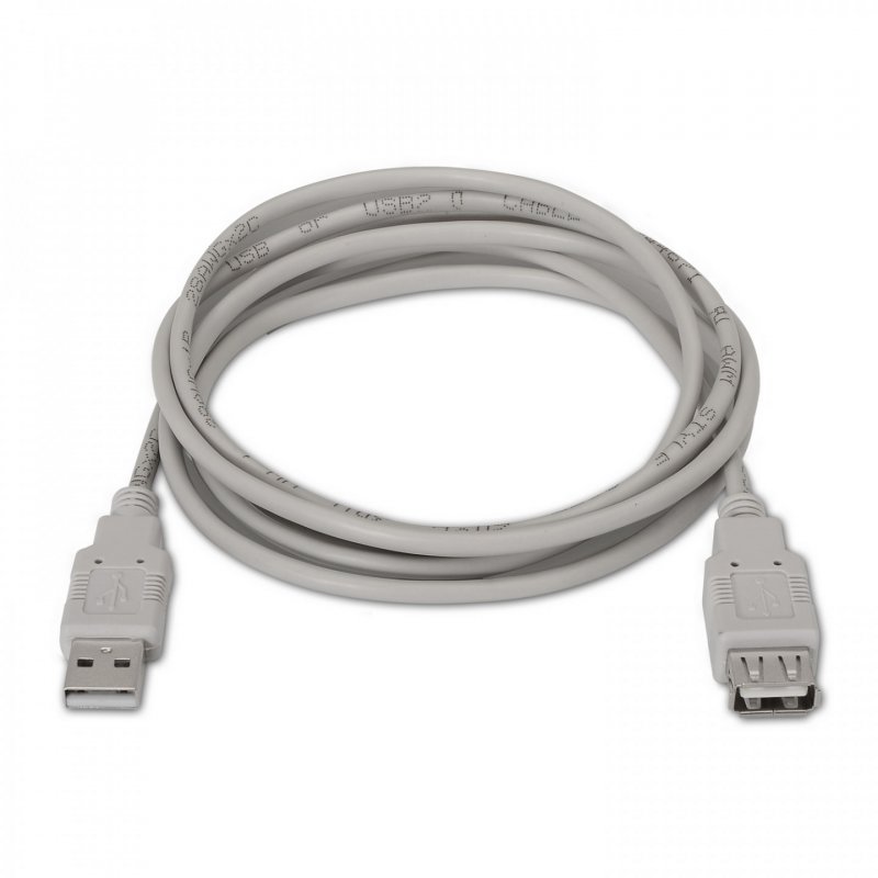 AISENS A101-0012 câble USB 1 m USB 2.0 USB A Beige