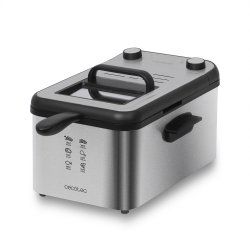 Cecotec CleanFry Infinity 3000 Unique 5,6 L Autonome 2400 W Friteuse Noir, Acier inoxydable