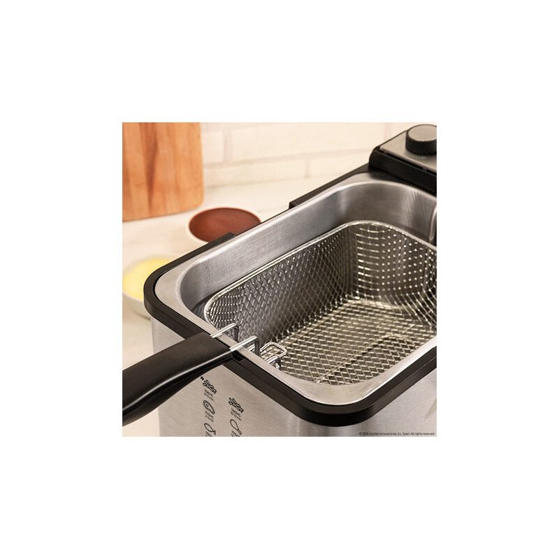 Cecotec CleanFry Infinity 3000 Unique 5,6 L Autonome 2400 W Friteuse Noir, Acier inoxydable