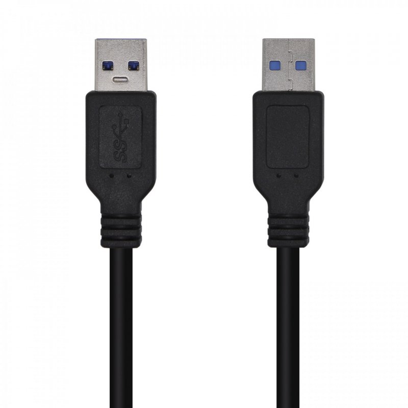 AISENS A105-0446 câble USB 1 m USB 3.2 Gen 1 (3.1 Gen 1) USB A Noir