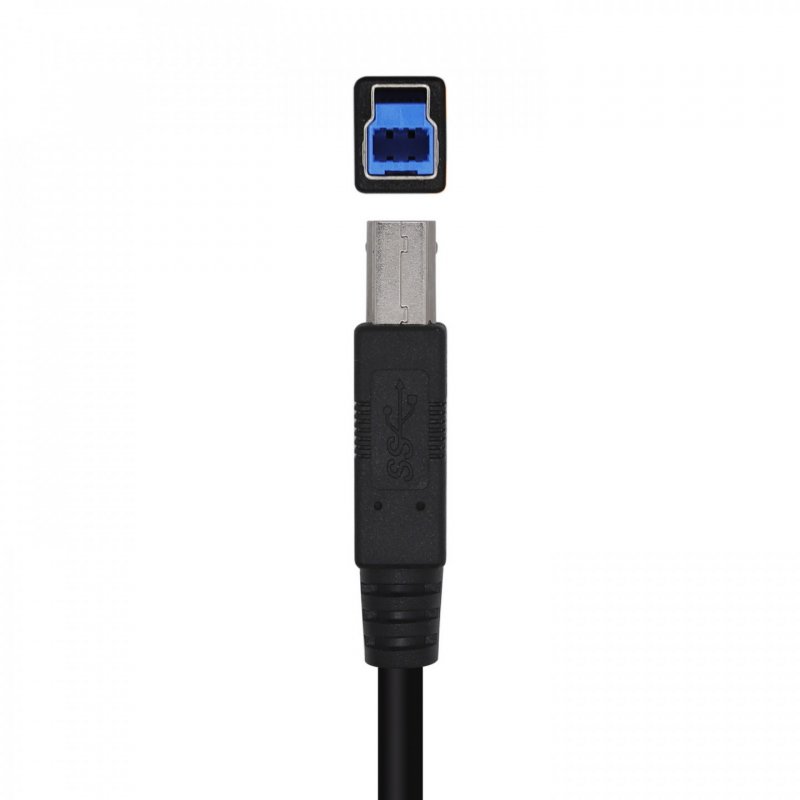 CABLE AISENS USB 3.0 IMPRESORA TIPO A/M-B/M NEGRO 3.0M