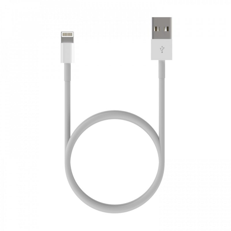 CABLE AISENS USB 2.0 LIGHTNING M-USB-A/M BLANCO 0.5M