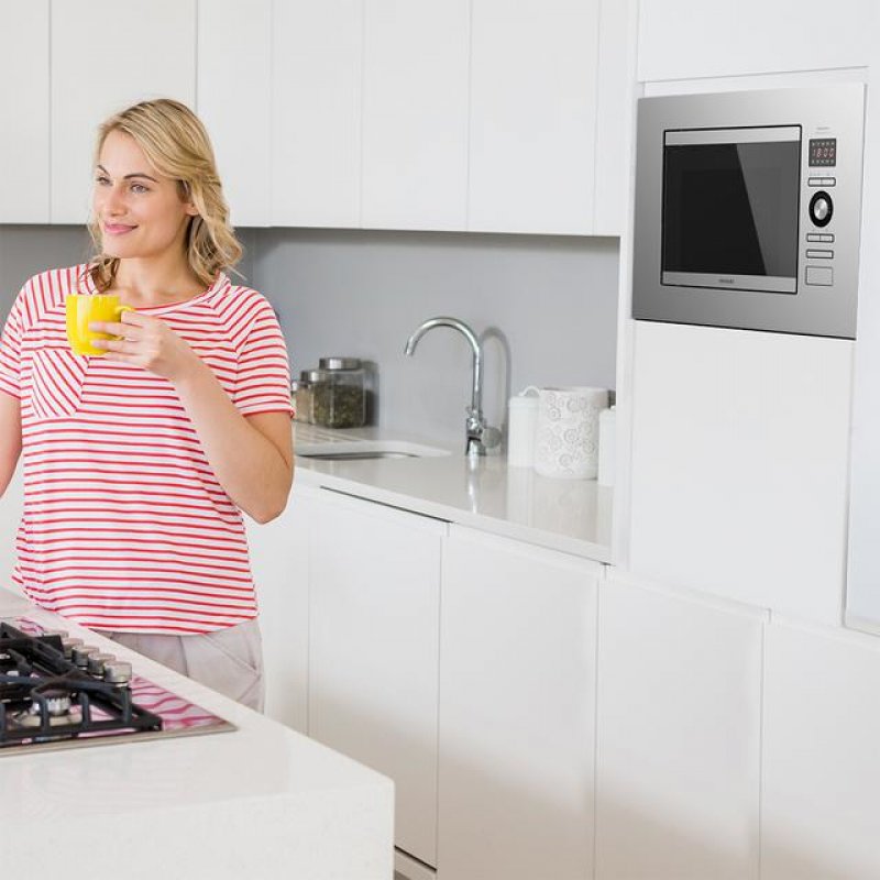 Cecotec 01382 micro-onde Intégré Micro-ondes grill 20 L 800 W Acier