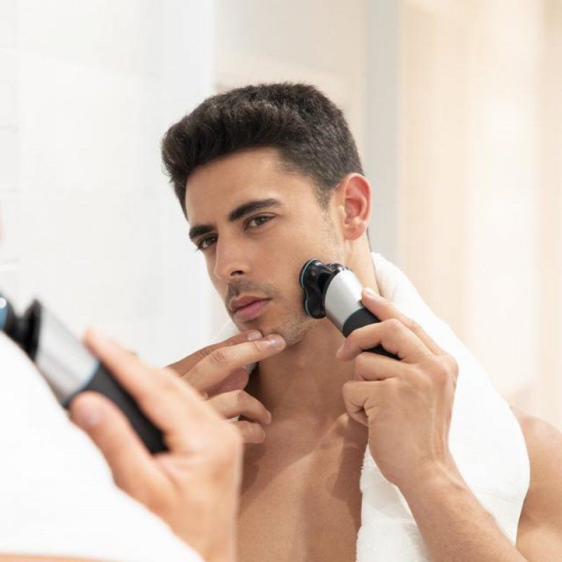 Cecotec Bamba PrecisionCare Rasoir rotatif Tondeuse Noir, Gris, Turquoise