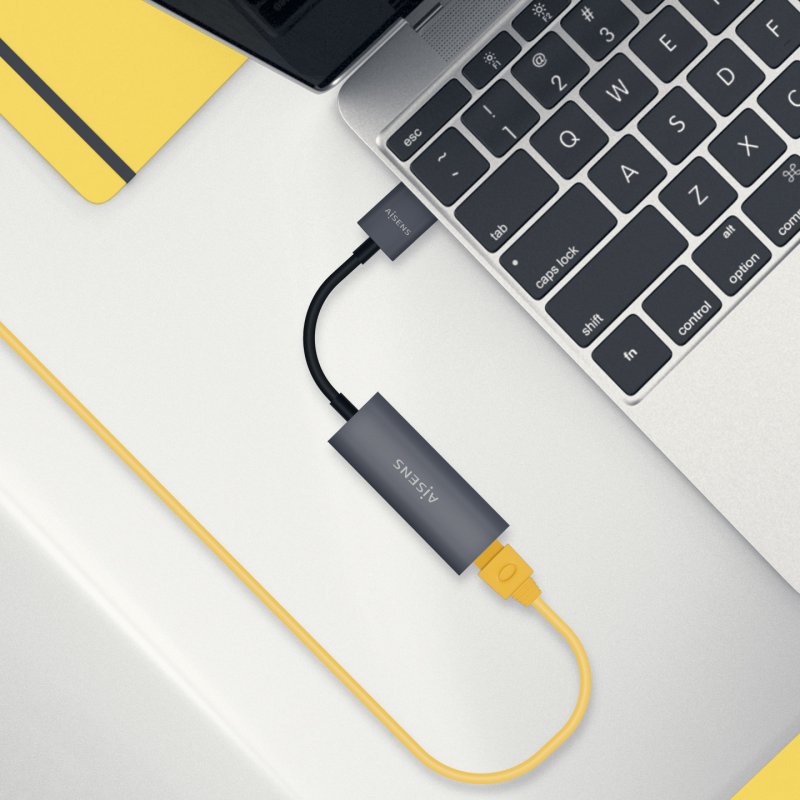 CONVERSOR AISENS USB 3.0 A ETHERNET GIGABIT GRIS 15CM