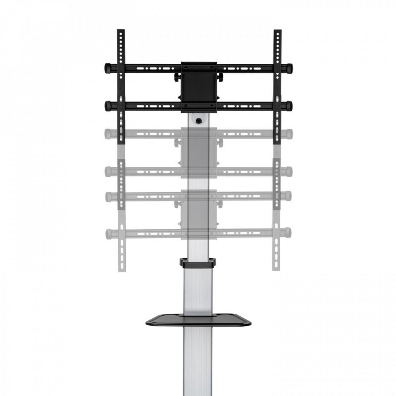 SOPORTE SUELO AISENS RUEDAS BANDEJA DVD PANTALLA 50KG 37-86