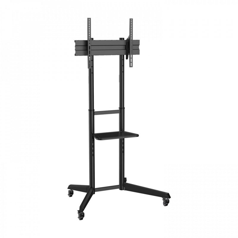 SOPORTE SUELO AISENS RUEDAS BANDEJA DVD PANTALLA 50KG 37-70