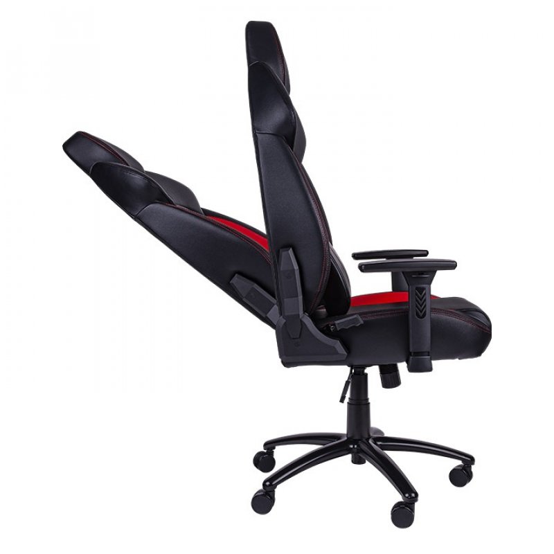 Thermaltake GGC-VCO-BRLWDS-01 Siège pour jeu vidéo Fauteuil de gaming Siège rembourré Noir, Rouge