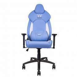 Thermaltake GGC-VCO-LWLWDS-01 video game chair Gaming armchair Padded seat Blue, White
