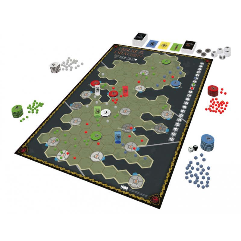 Shuffle House of Dragon Seat of Power 60 min Board game