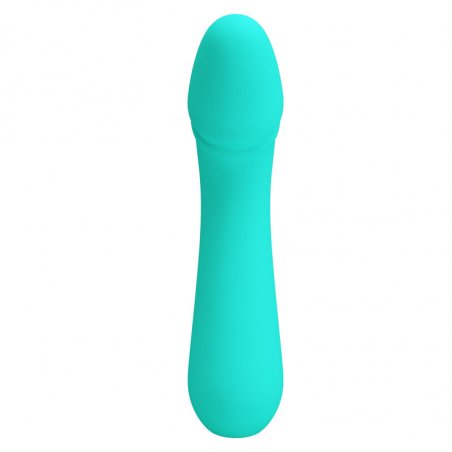 PRETTY LOVE - CETUS RECHARGEABLE VIBRATOR AQUA GREEN