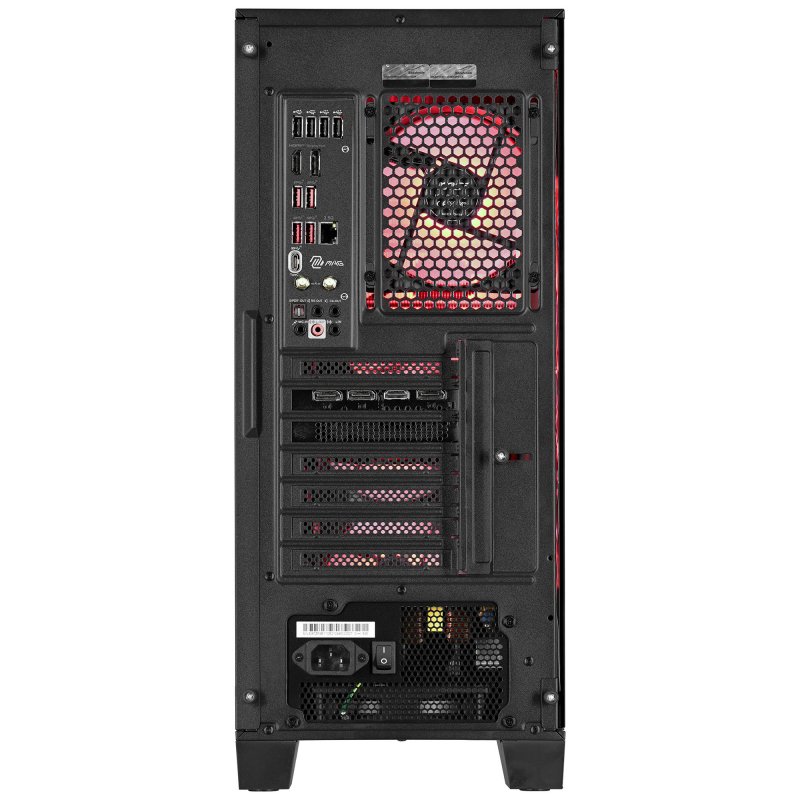 Actina 5901443346531 PC Intel Core™ i5 i5-14400F 32 Go DDR4-SDRAM 1 To SSD AMD Radeon RX 7700 XT Midi Tower Noir