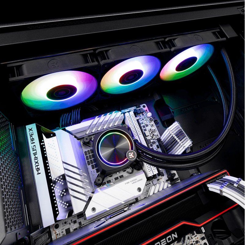 EK Water Blocks EK-Nucleus AIO Replacement Cover - Black Eclypse
