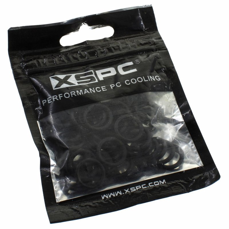 XSPC G1/4-Zoll-Gewinde Dichtungsringe - 50 Stück, Schwarz