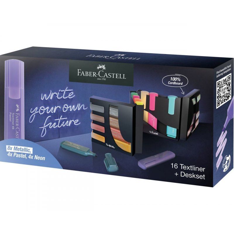 Faber-Castell - Highlighter TL 46 deskset (16 pcs) (254603)