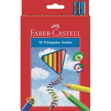 Faber-Castell - CP Junior Triangular box (30 pcs) (116530)