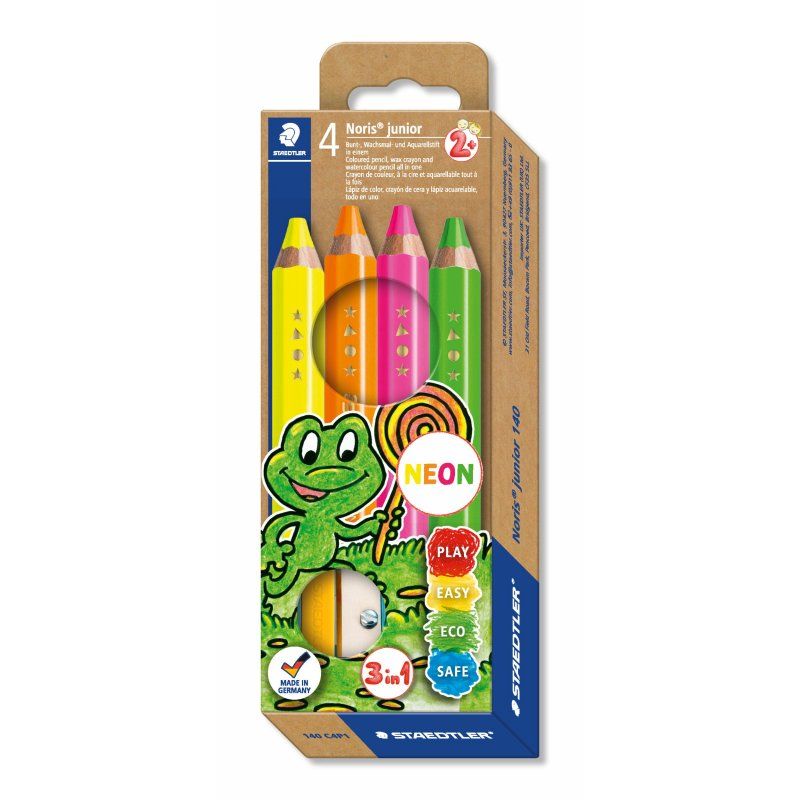 Staedtler - Noris Junior Crayon, 4pcs ( 2 years) (140 C4P1)