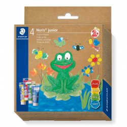 Staedtler - Noris Junior Finger paint, 75 Ml 4 pcs ( 2 Years) (8814)