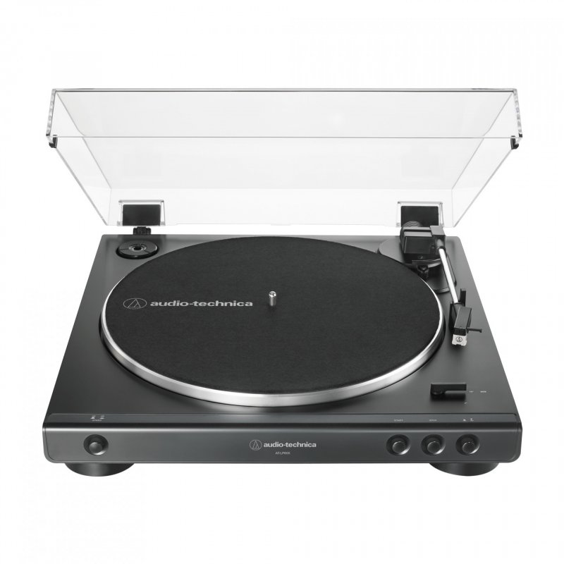 AT-LP60XBK (schwarz, Integrierter Phono-Vorverstärker, Vollautomatischer Betrieb)
