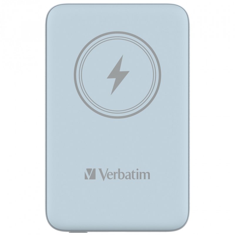 Verbatim Charge 'n' Go Magnetic Wireless Power Bank 10000mAh Blue
