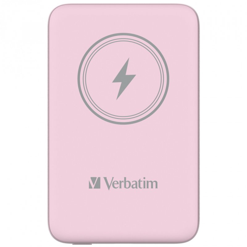Verbatim Charge 'n' Go Lithium Polymère (LiPo) 10000 mAh Recharge sans fil Rose