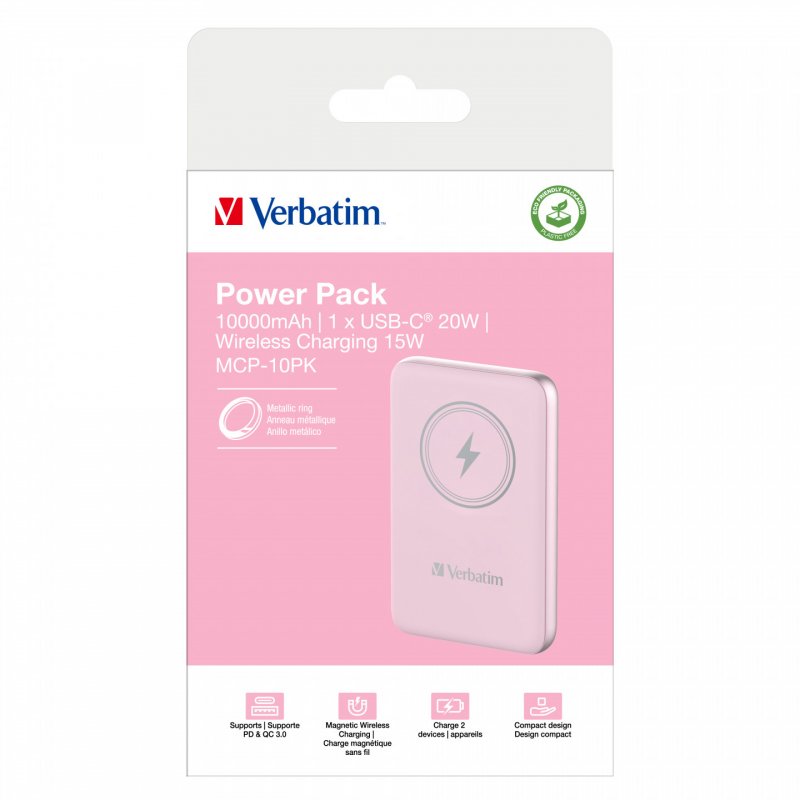 VERBATIM POWER BANK 10000 ROSE