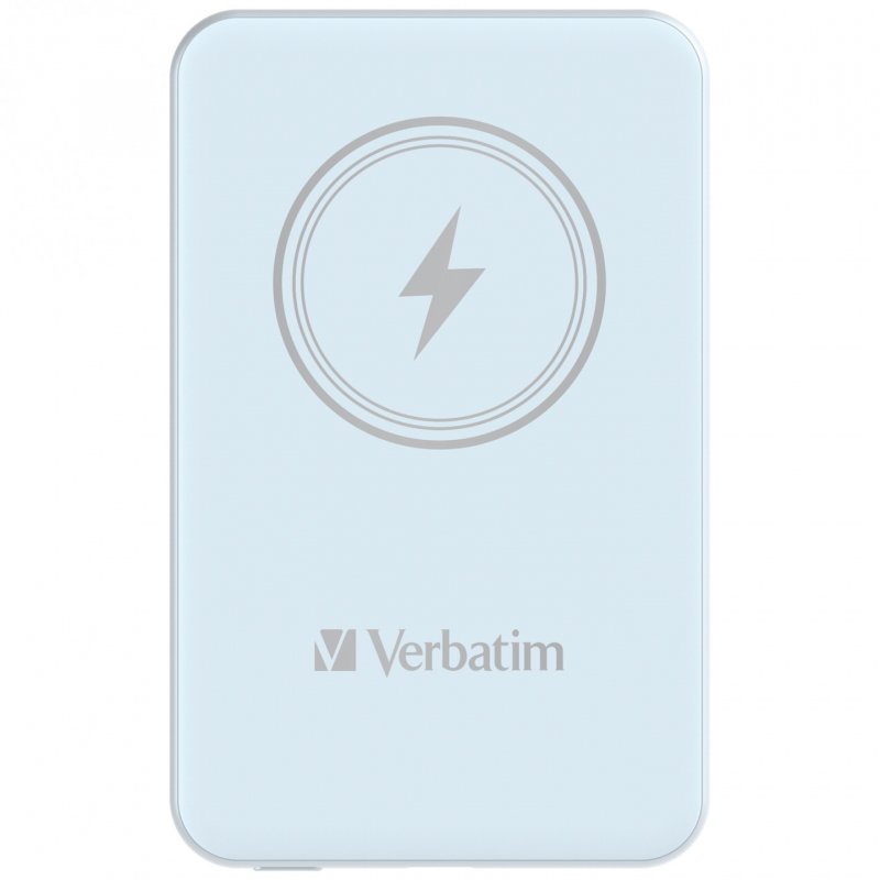 Verbatim Charge 'n' Go Lithium Polymère (LiPo) 5000 mAh Recharge sans fil Bleu