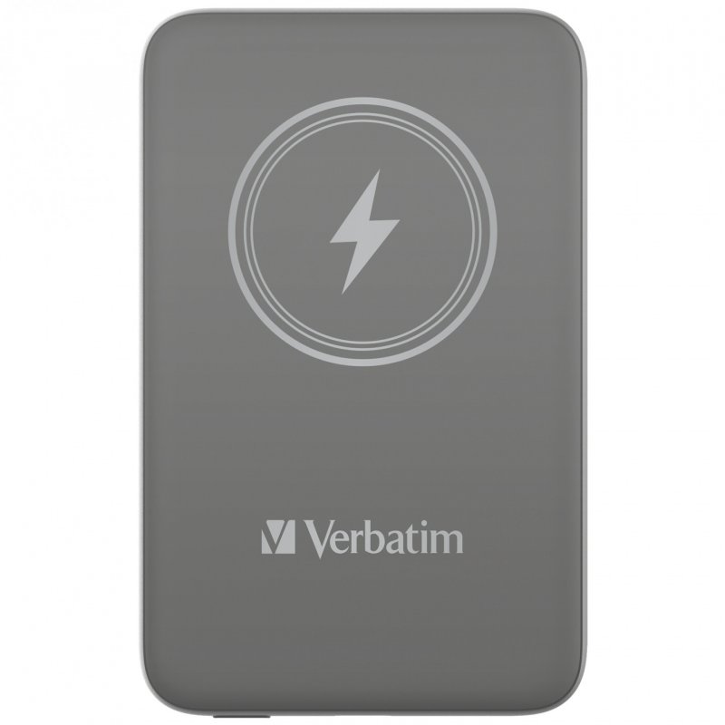 Verbatim Charge 'n' Go Lithium Polymère (LiPo) 10000 mAh Recharge sans fil Gris