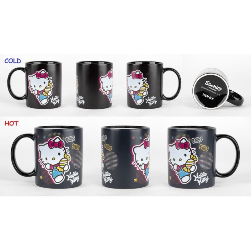 HELLO KITTY - Bonbons - Mug Thermoréactif 320ml