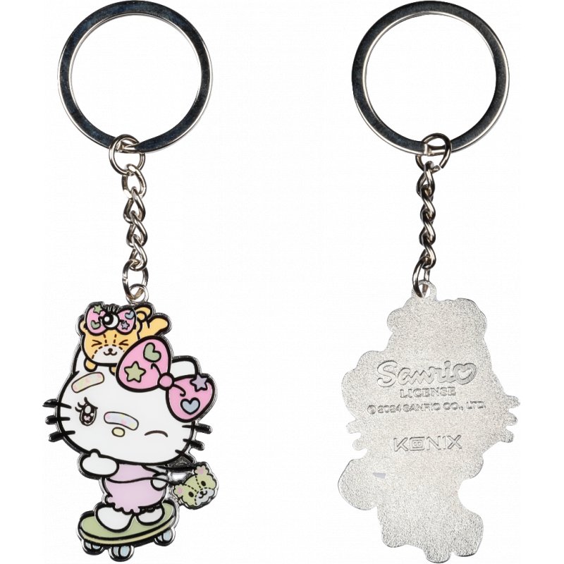 HELLO KITTY - Skateboard - Porte-Clés
